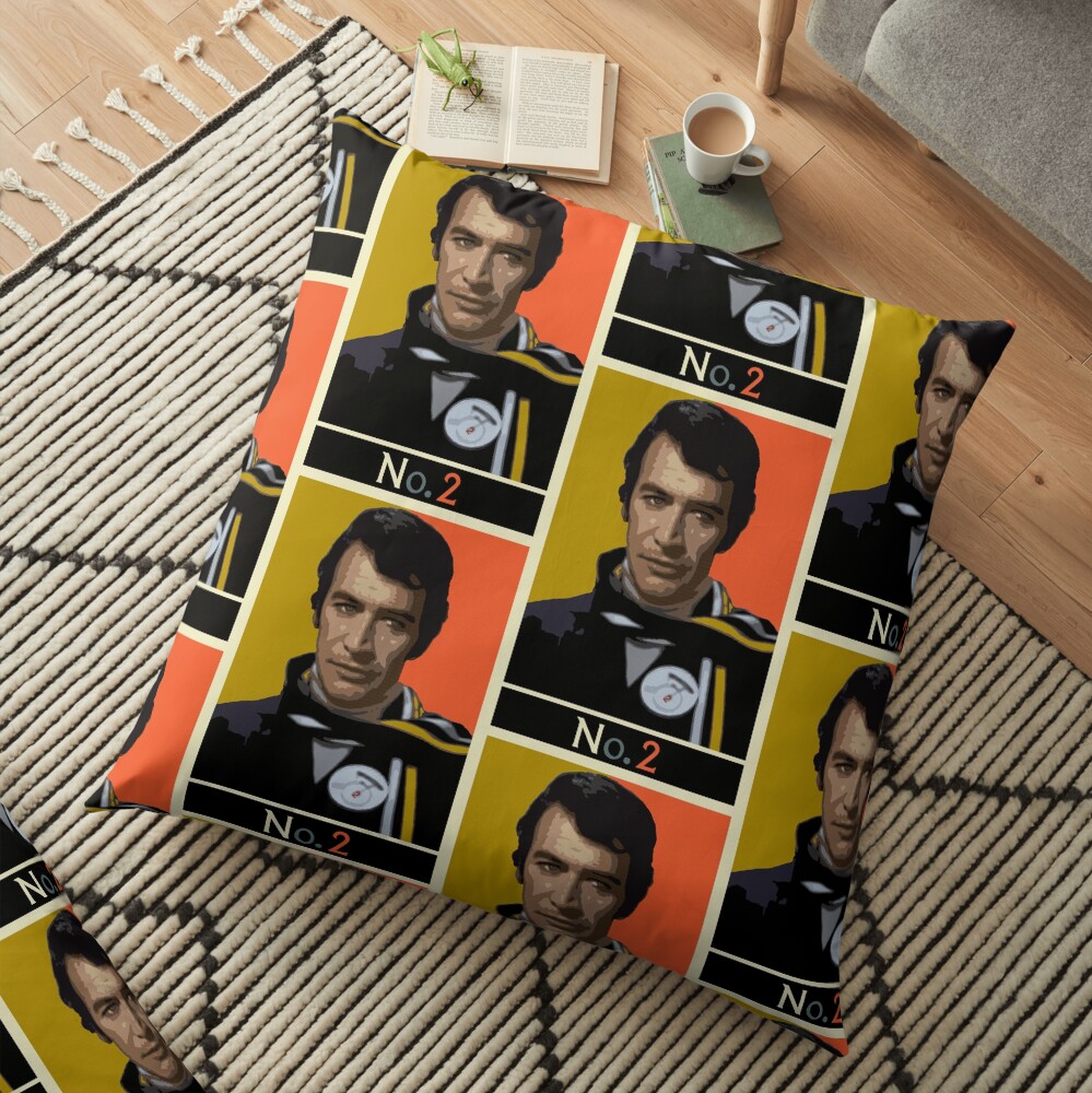 The New No. 2 - Peter Wyngarde Floor Pillow