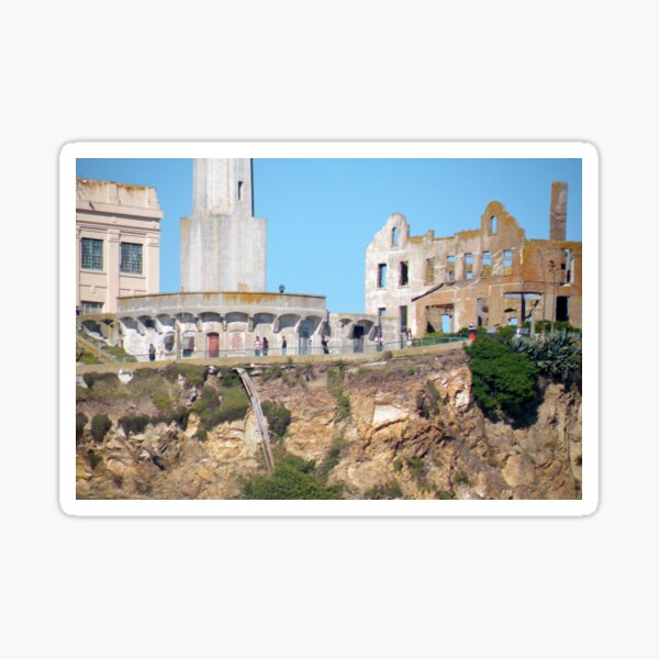 Item preview, Old Buildings on Alcatraz Island designed and sold by Martha Sherman.