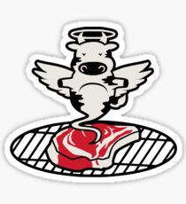 Steak Angel Sticker