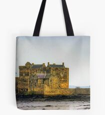 Castle and Crane Tote Bag