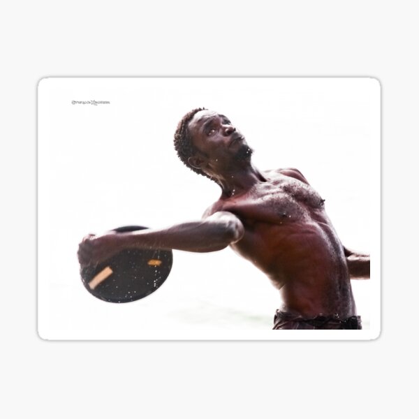 The disc launcher Sticker