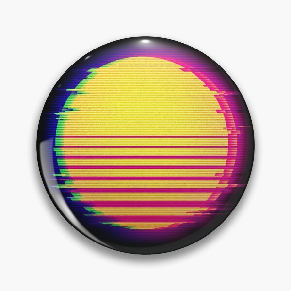 Item preview, Vaporwave Aesthetic Sun Retro Glitch Sunset designed and sold by CoitoCG.