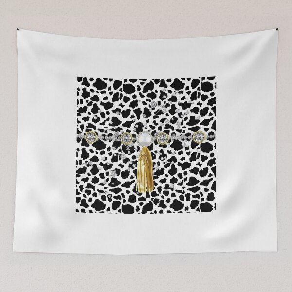 Item preview, Faux Animal Print Jewels & Gold Tassel designed and sold by moondreamsmusic.