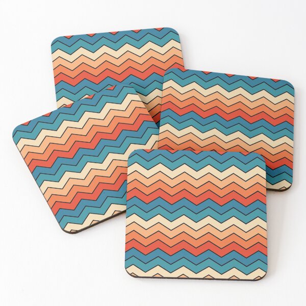 Item preview, zigzag retro designed and sold by ImagineKaye.