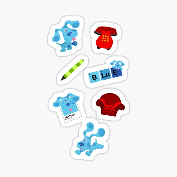 Artikel-Vorschau von Sticker Pack x7 Blue Dog, designt und verkauft von CariEsposito20.