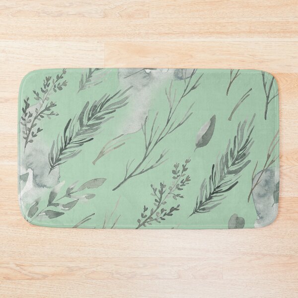 Item preview, Foliage Pattern on Green designed and sold by rowleyandelm.