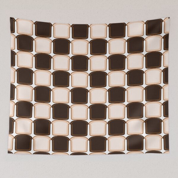 Item preview, Burnt Toast & White Bread Checkerboard designed and sold by laughingplace55.