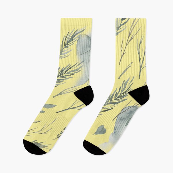 Item preview, Foliage Pattern on Yellow designed and sold by rowleyandelm.