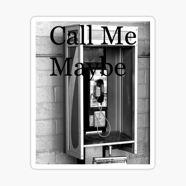 Item preview, Call Me, Old School designed and sold by MoreGoodArt.