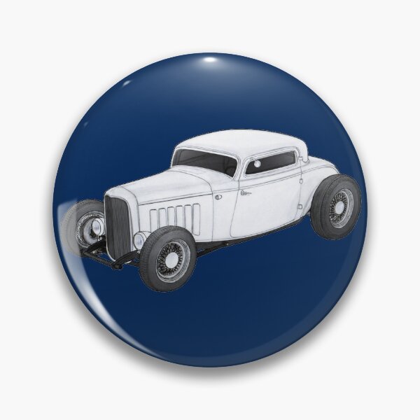 Item preview, 1932 Ford Three Window Coupe Drawing designed and sold by ItsMeRuva.