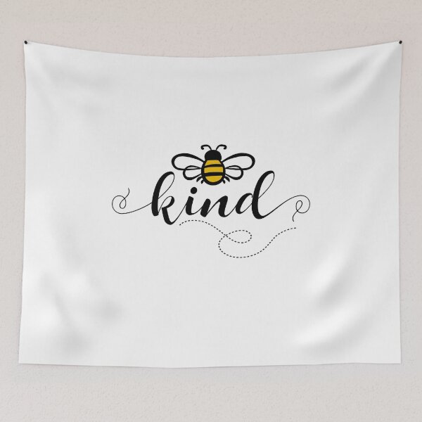 Item preview,  Bee Kind Choose Kind , Yellow Bee Illustration designed and sold by majidkacm.