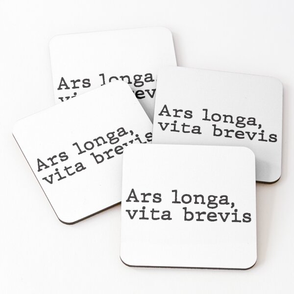 Item preview, Ars longa, vita brevis Latin Phrase designed and sold by xesed.