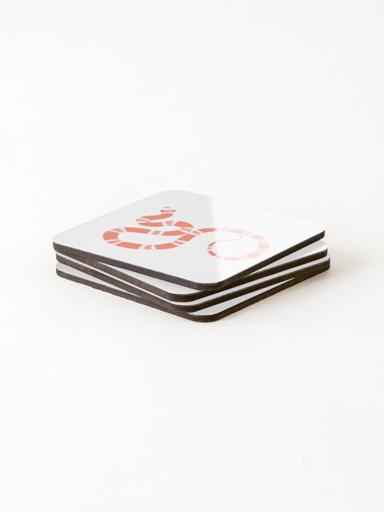 Thumbnail 4 of 5, Coasters (Set of 4), Corn Snake designed and sold by Floatingtho.