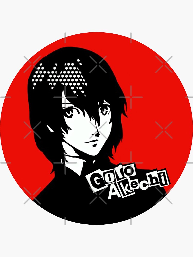 Goro Akechi Popart | Sticker