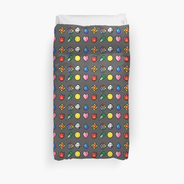 Indigo League Badges Duvet Cover