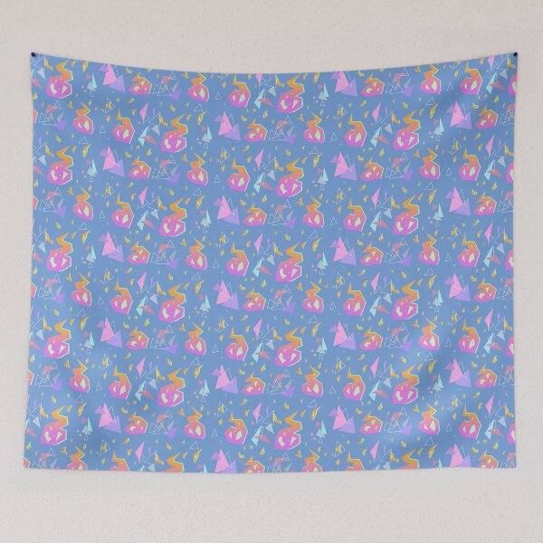 Item preview, Promare Pattern (Blue-Gray) designed and sold by itsnikasart.