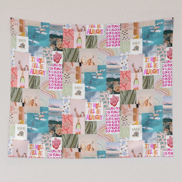 Item preview, Vsco Aesthetic Collage - Pink, Blue, and Green designed and sold by ingridgrace.