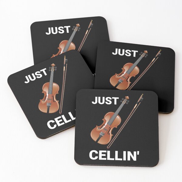 Item preview, Just Cellin' Funny Cello Violin Design designed and sold by TexasMerch.