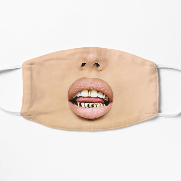 Fashionable Fishing Net Diamond Rhinestone Face Mask For Women