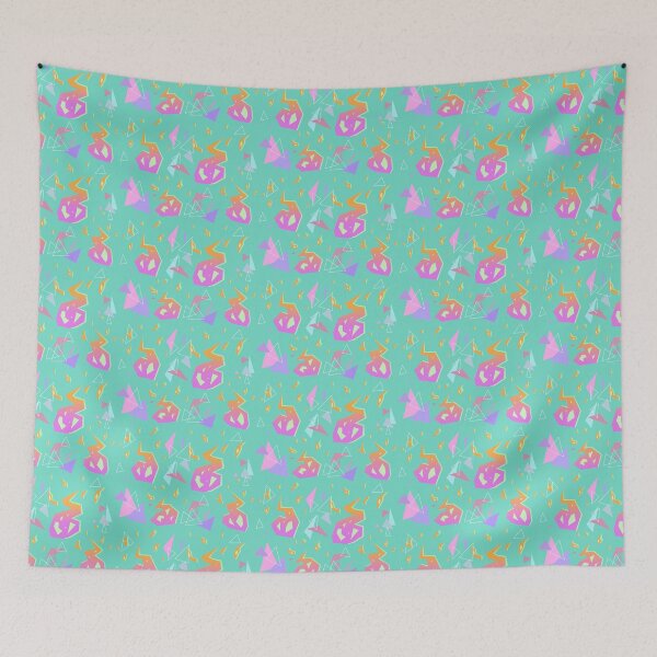 Item preview, Promare Pattern (Electric Teal) designed and sold by itsnikasart.
