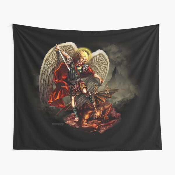 Saint Michael Archangel against the Devil Tapestry