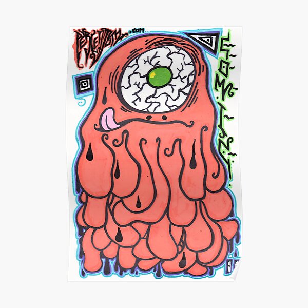 Percentum Comic Monster Poster
