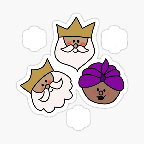 three kings tres reyes magos" Sticker for Sale by livaniaapparel | Redbubble