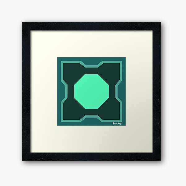 Mr. Meeseeks Box Framed Art Print