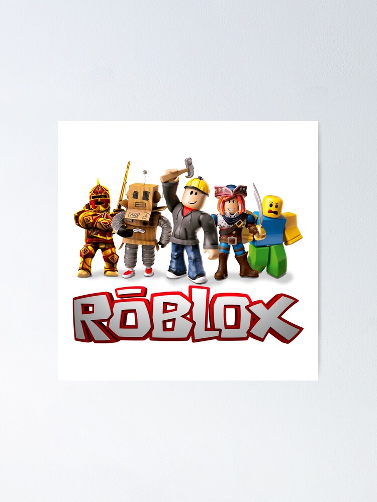 Roblox Shirt Template Transparent Poster By Tarikelhamdi Redbubble - roblox see through walls