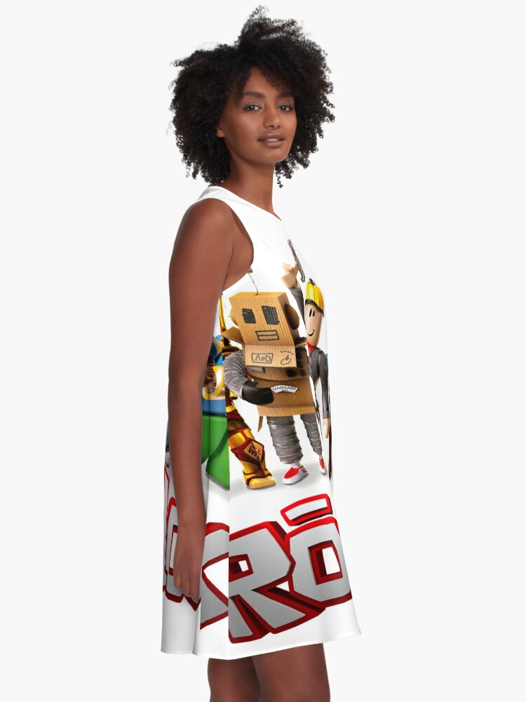 Roblox Shirt Template Transparent A Line Dress By Tarikelhamdi Redbubble - girl dress template roblox girl