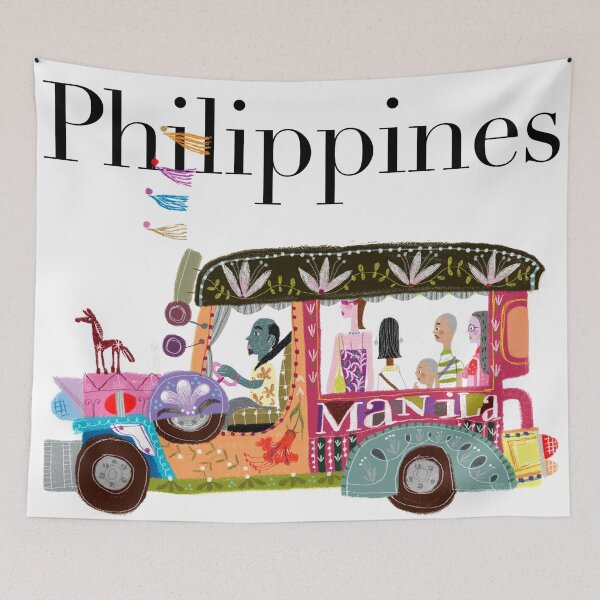 Item preview, The iconic Philippine jeepney illustrated by Robert Alejandro designed and sold by papemelroti.