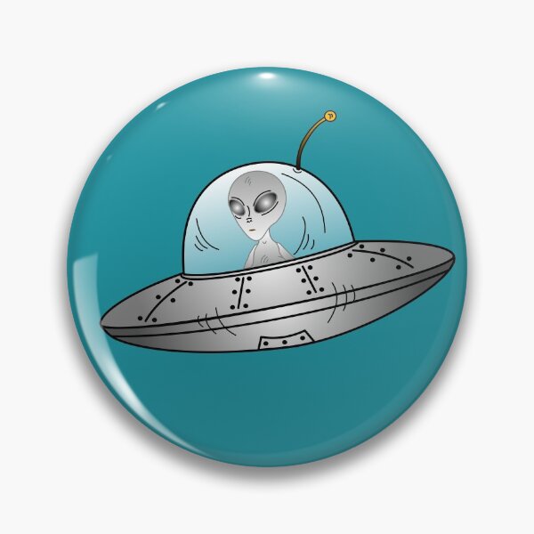 Item preview, Grey Alien in a Flying Saucer designed and sold by Smaragdas.