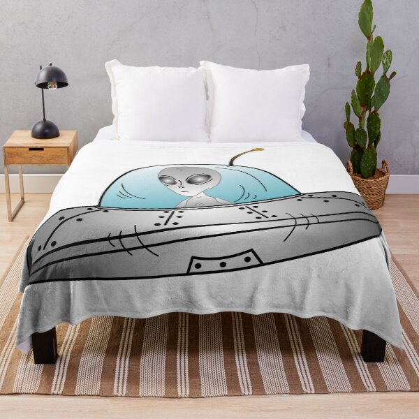 Item preview, Grey Alien in a Flying Saucer designed and sold by Smaragdas.