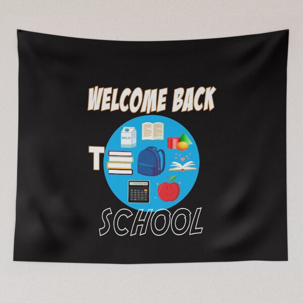 Item preview, welcome back to school - first day of school - happy first day of school  designed and sold by majeed10.