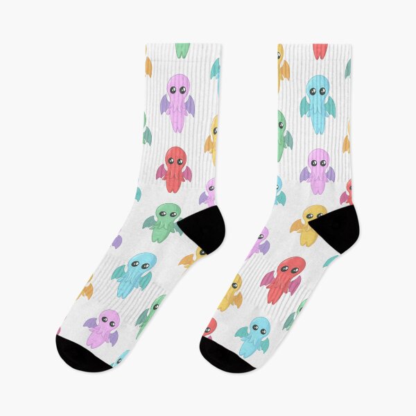 Item preview, Cute Colourful Chibi Cthulhu 2 (white) designed and sold by animinimal.