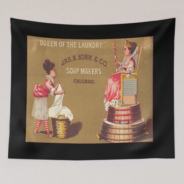 Item preview, Vintage Illustrated Poster - Queen of the Laundry designed and sold by Slydell1.