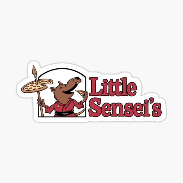 Little Sensei's Pizzeria (Sticker) Sticker