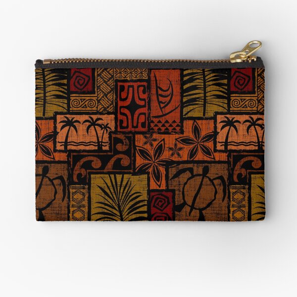 Moku Malihini black Zipper Pouch