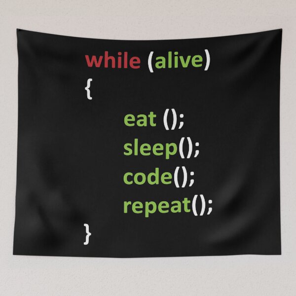 Item preview, Eat, Sleep, Code, Repeat. designed and sold by LuckyDesigner.