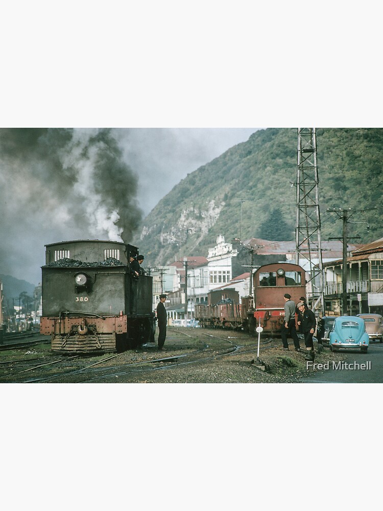 "Steam engines Greymouth NZ 19650309 0099 " Photographic Print for Sale
