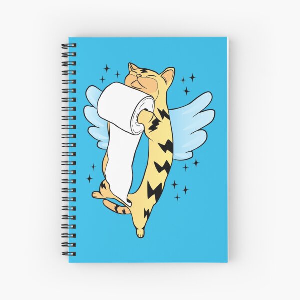 Toilet Roll Paper Cat Fairy Spiral Notebook