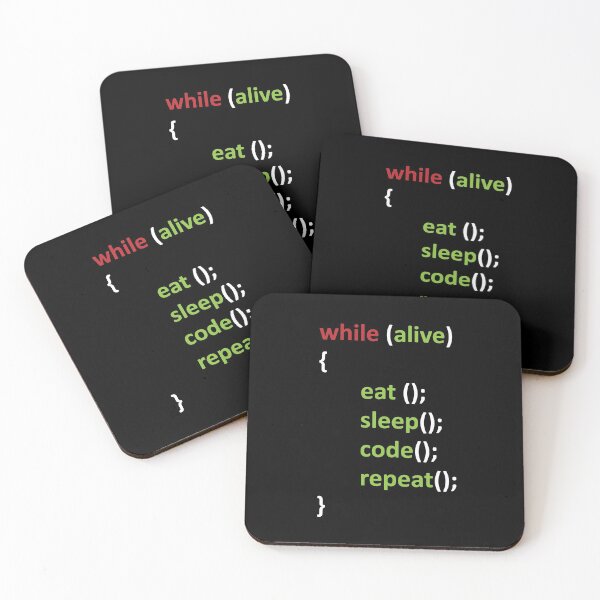 Item preview, Eat, Sleep, Code, Repeat. designed and sold by LuckyDesigner.