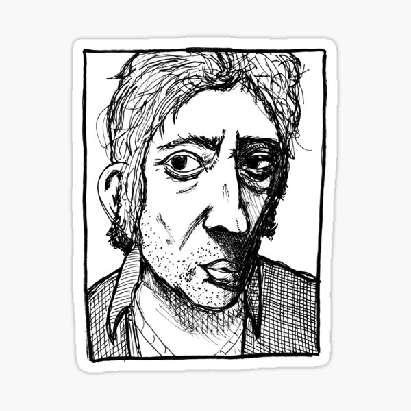 Serge Gainsbourg Sticker