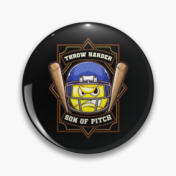 Item preview, Throw Harder Son of a Pitch for the Baseball or Softball Fan designed and sold by friendlyspoon.