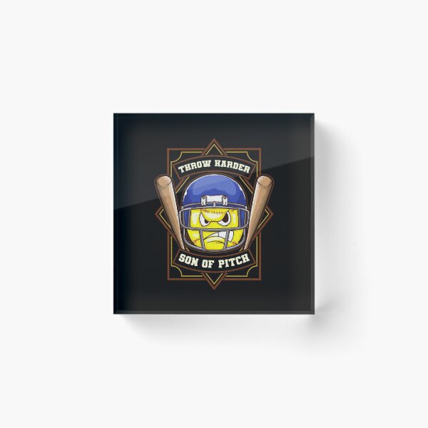 Item preview, Throw Harder Son of a Pitch for the Baseball or Softball Fan designed and sold by friendlyspoon.