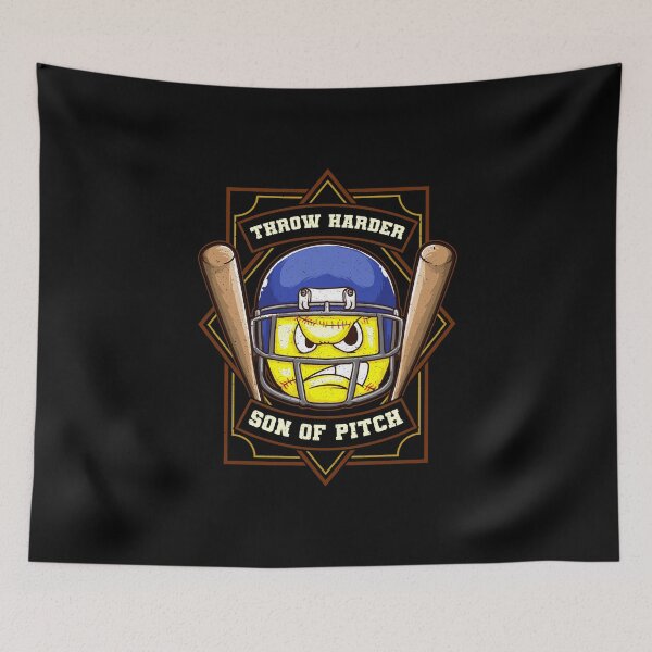 Item preview, Throw Harder Son of a Pitch for the Baseball or Softball Fan designed and sold by friendlyspoon.