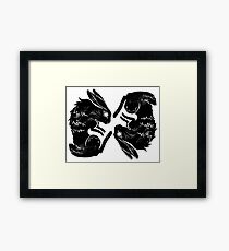 Wit and Bun Deux Framed Print