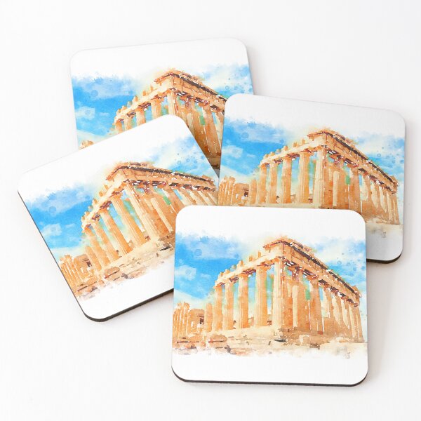Item preview, Watercolor. The Parthenon, Greece by Vart designed and sold by vartstudio.