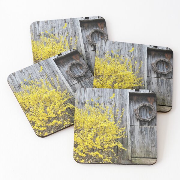 Item preview, Forsythia by the barn designed and sold by ChatStroh.