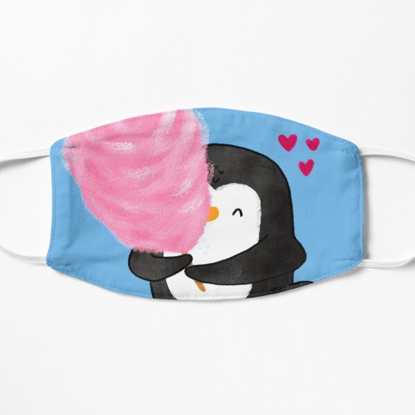 Penguin with Cotton Candy Mask